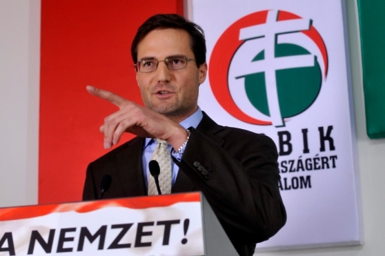 Marton Gyöngyös von der Jobbik-Partei in Ungarn